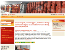 Tablet Screenshot of beppextrade.sk